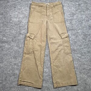 Mavi Alva High-Rise Straight Cargo Pants Khaki Tan Women 27/30 M1010450-84874